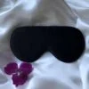 BLACK-SILK sleep -eye-mask