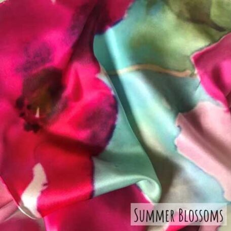 Purple-Pink-Silk-Scarves--Summer-Blossoms