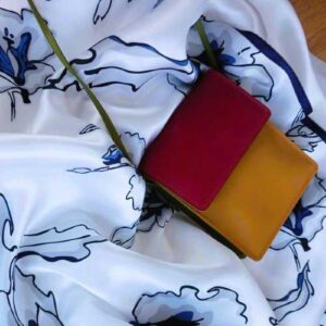 100% Pure Silk Scarf - Fleur