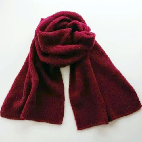 Burgundy-Alpaca-Wool-Silk-scarves-Ireland.