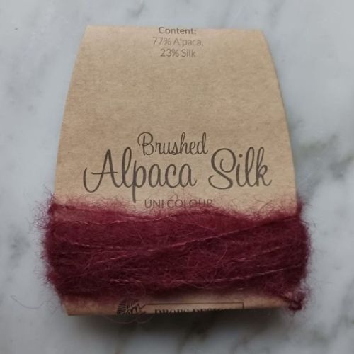 Burgundy-Warm-Alpaca-Wool-Silk-for-Scarves-Ireland