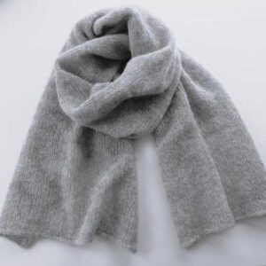 Grey-Alpaca-Wool-Silk-scarves-Ireland