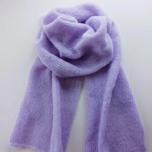 Lilac Alpaca Wool & Silk scarves Ireland