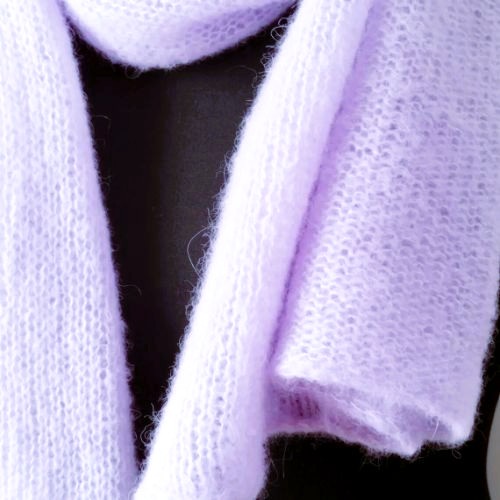 Lilac alpaca Wool Silk Scarves Ireland